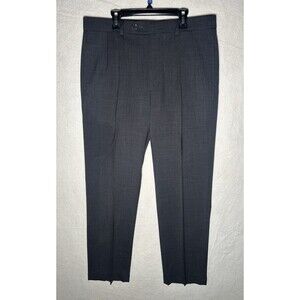 Lauren Ralph Lauren Total Comfort Wool Solid Charcoal Gray Pants 32W Classic